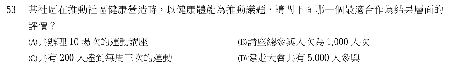 103 年第二次 精神科與社區衛生護理學 第 53 題附圖