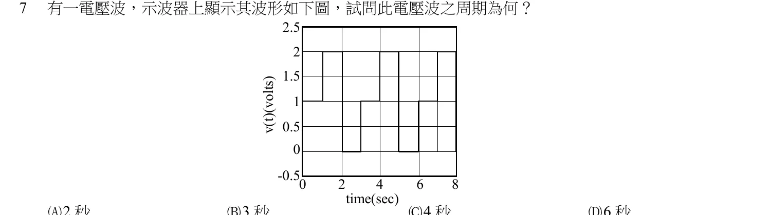 106 年 五等 基本電學大意 第 7 題附圖