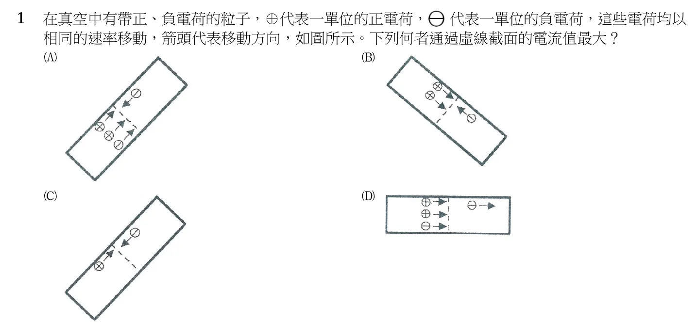 114 年 四等考試 普通物理學概要與普通化學概要 第 1 題附圖
